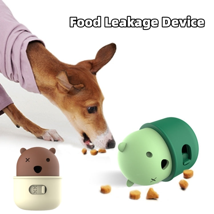 Dog Food Leakage Pets Feeder With Interactive Training Toy Ball- All Natural